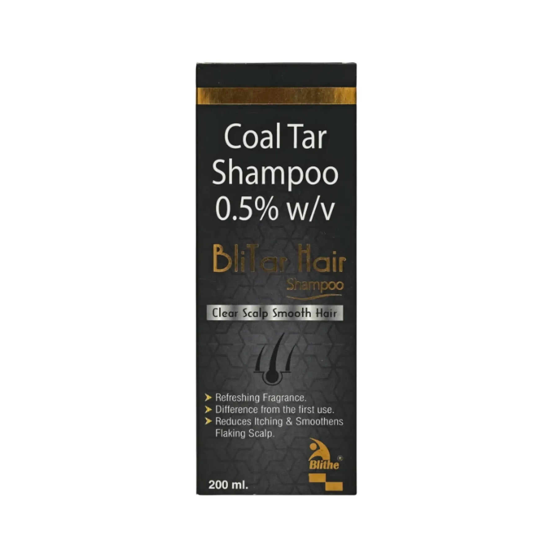 Coal Tar Blitar Hair Shampoo 200Ml - Beauty Vitamins