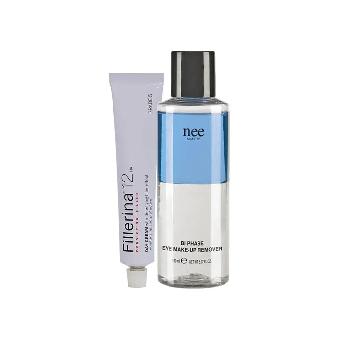 فيلرينا 12 كريم نهاري تركيز 5 + ني مزيل للمكياج للعين