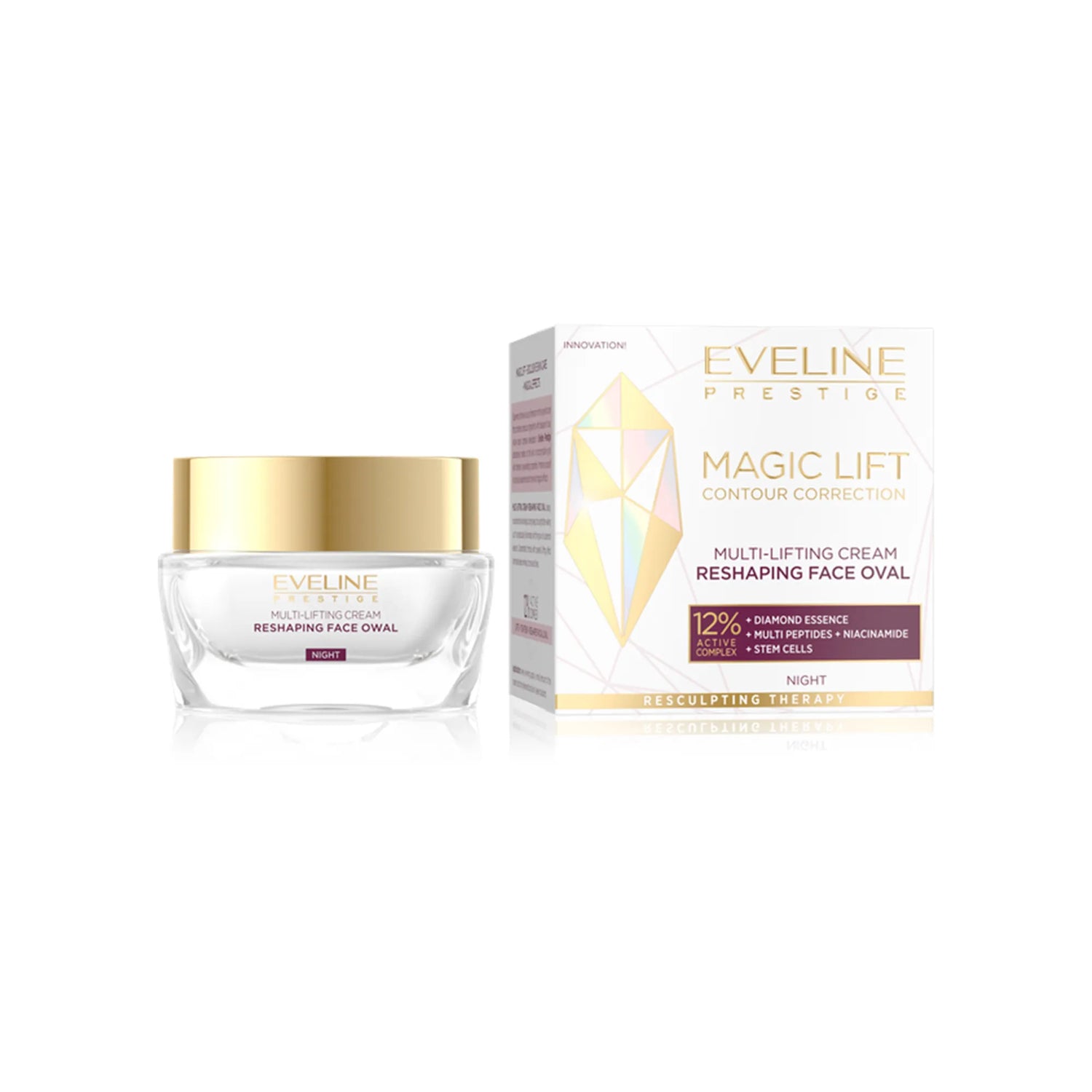Eveline ?Magic Lift Contour Correction Multi-Lifting Night Cream Reshaping Face Oval 50ml