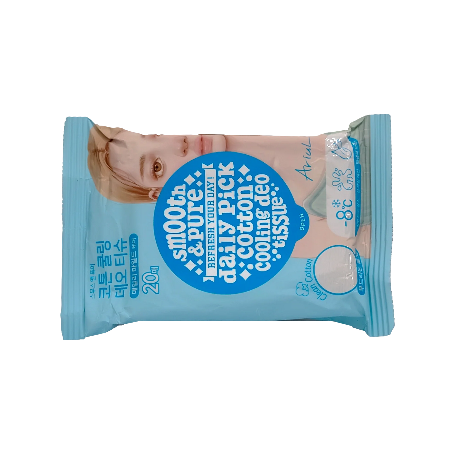 Ariul Smooth & Pure Cotton Cooling Deo Tissue