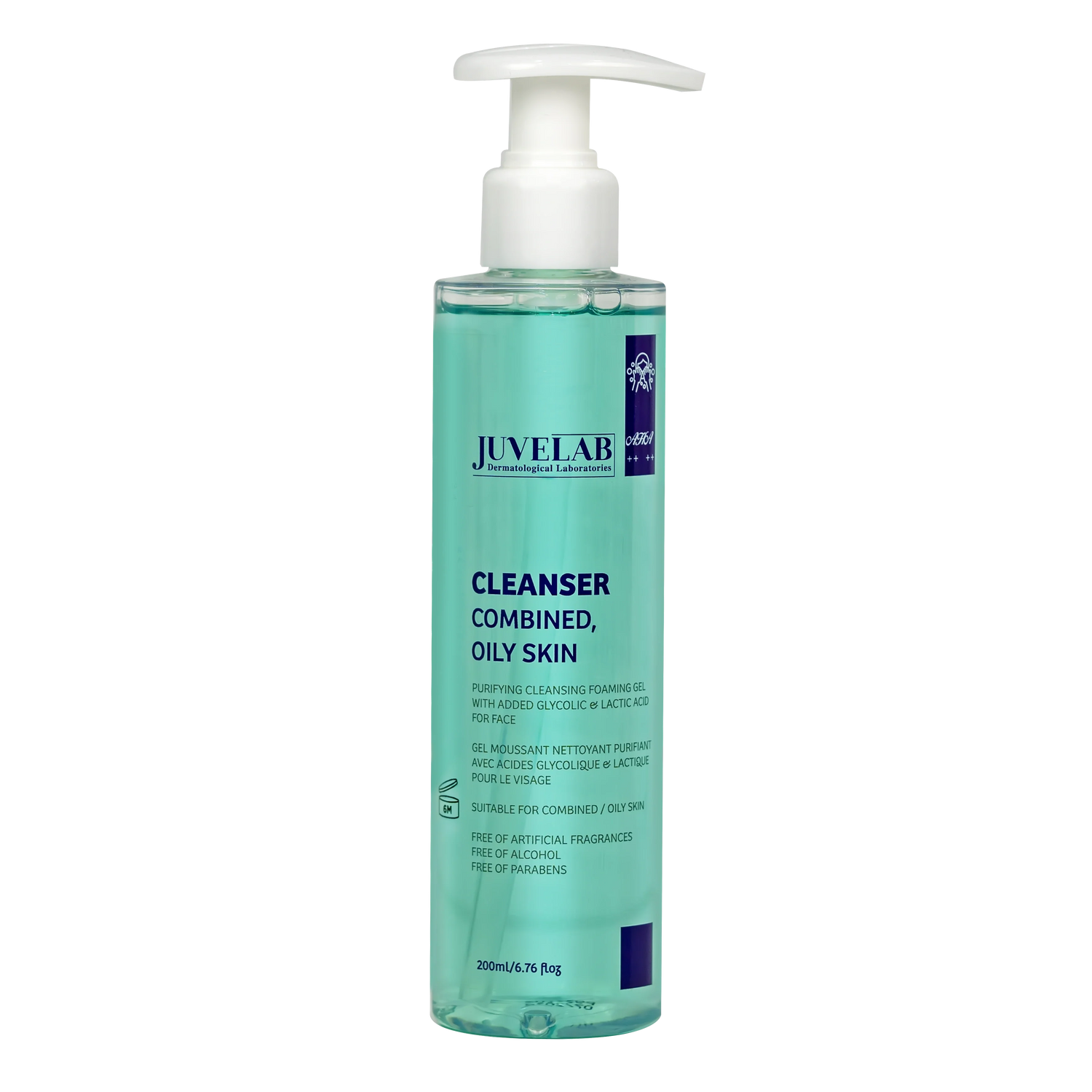 Juvelab Gel Cleanser For Combined To Oily Skin 200Ml