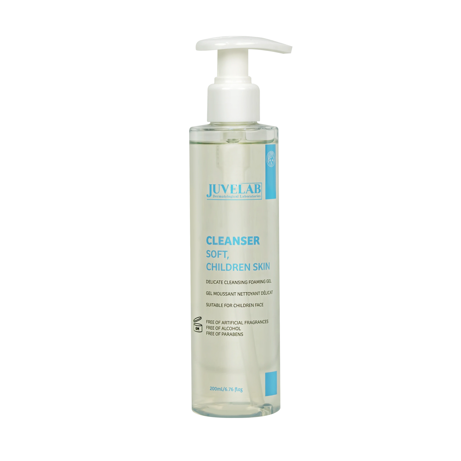 Juvelab Delicate Cleansing Foaming Gel Suitable For Children Face 200Ml