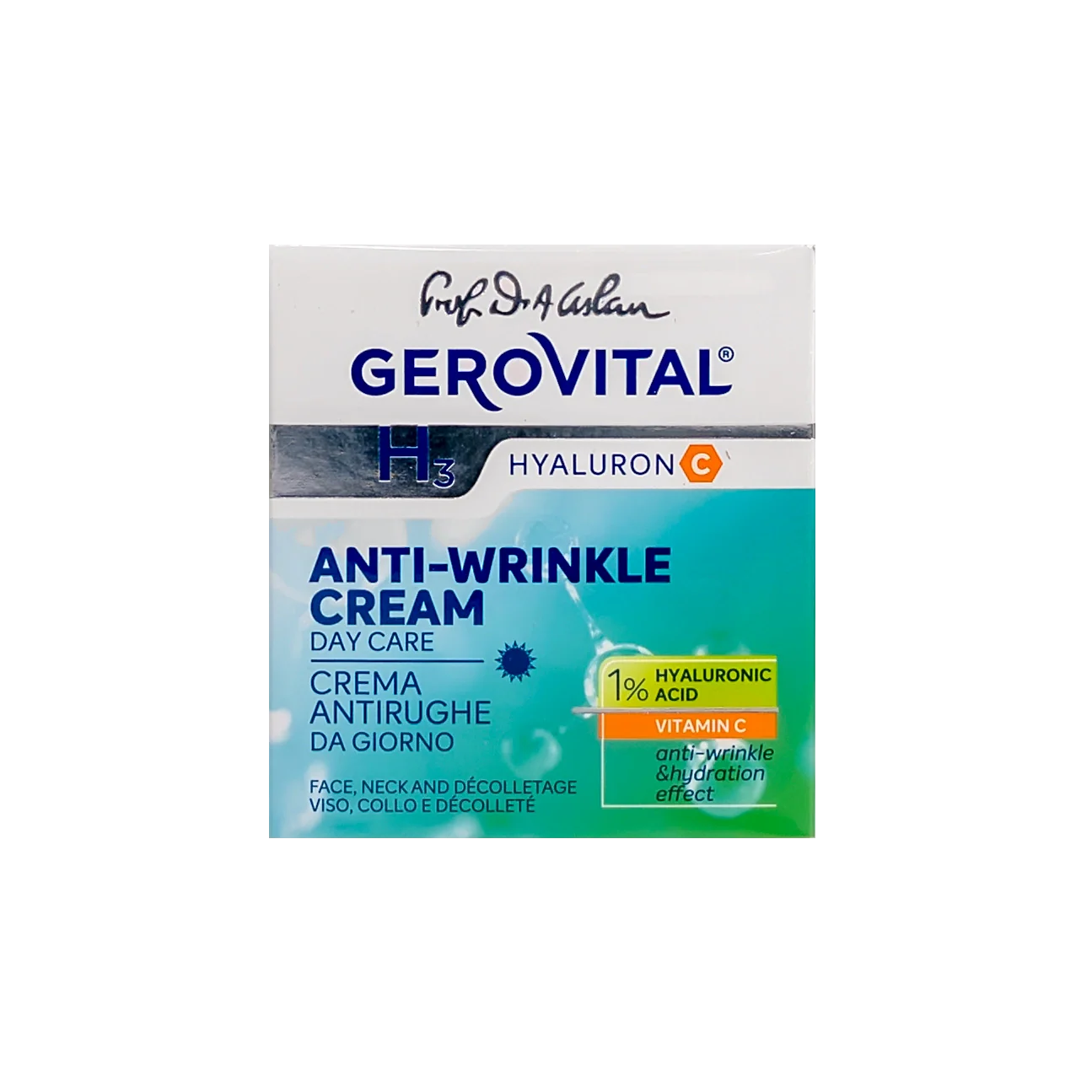 Gerovital Anti Wrinkle Hyaluronic Acid Day Cream 50Ml