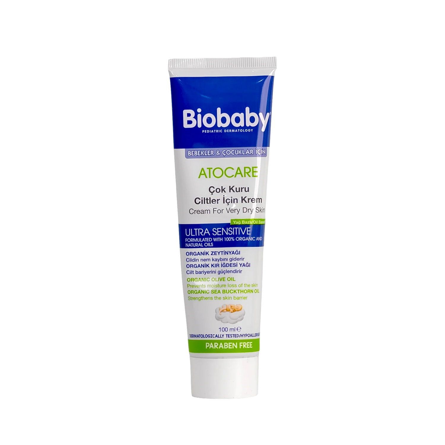 Biobaby Atocare Cream For Very Dry Skin Ultra-Sensitive 100Ml