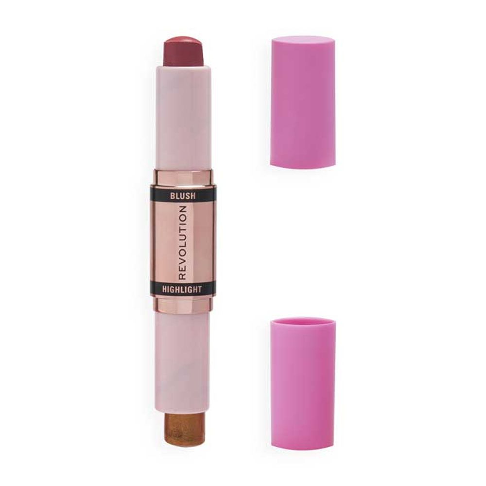 Revolution Blush & Highlight Stick Flushing Pink