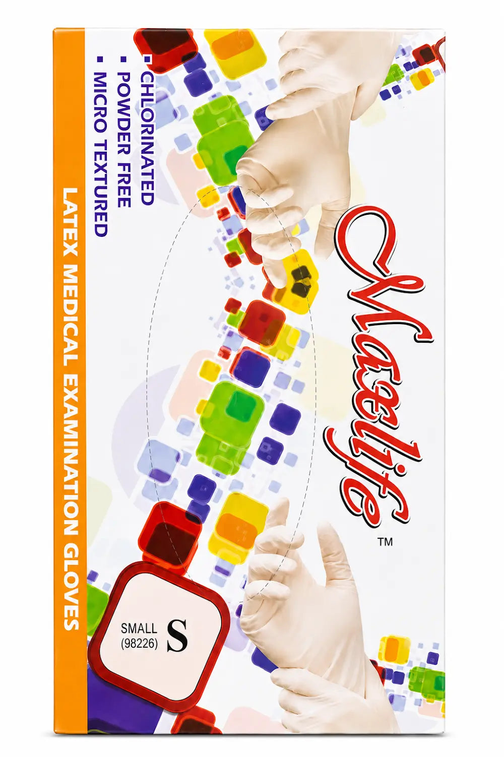 Latex Examination Chlorinated Powder Free Gloves Small