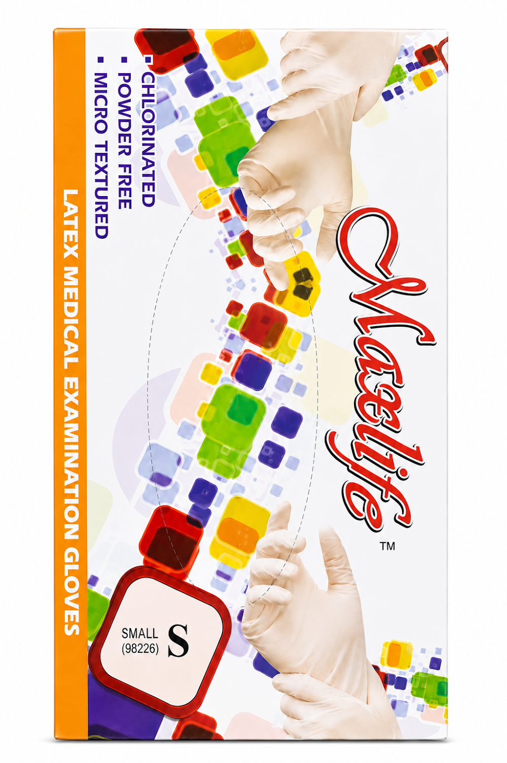 Latex Examination Chlorinated Powder Free Gloves Small