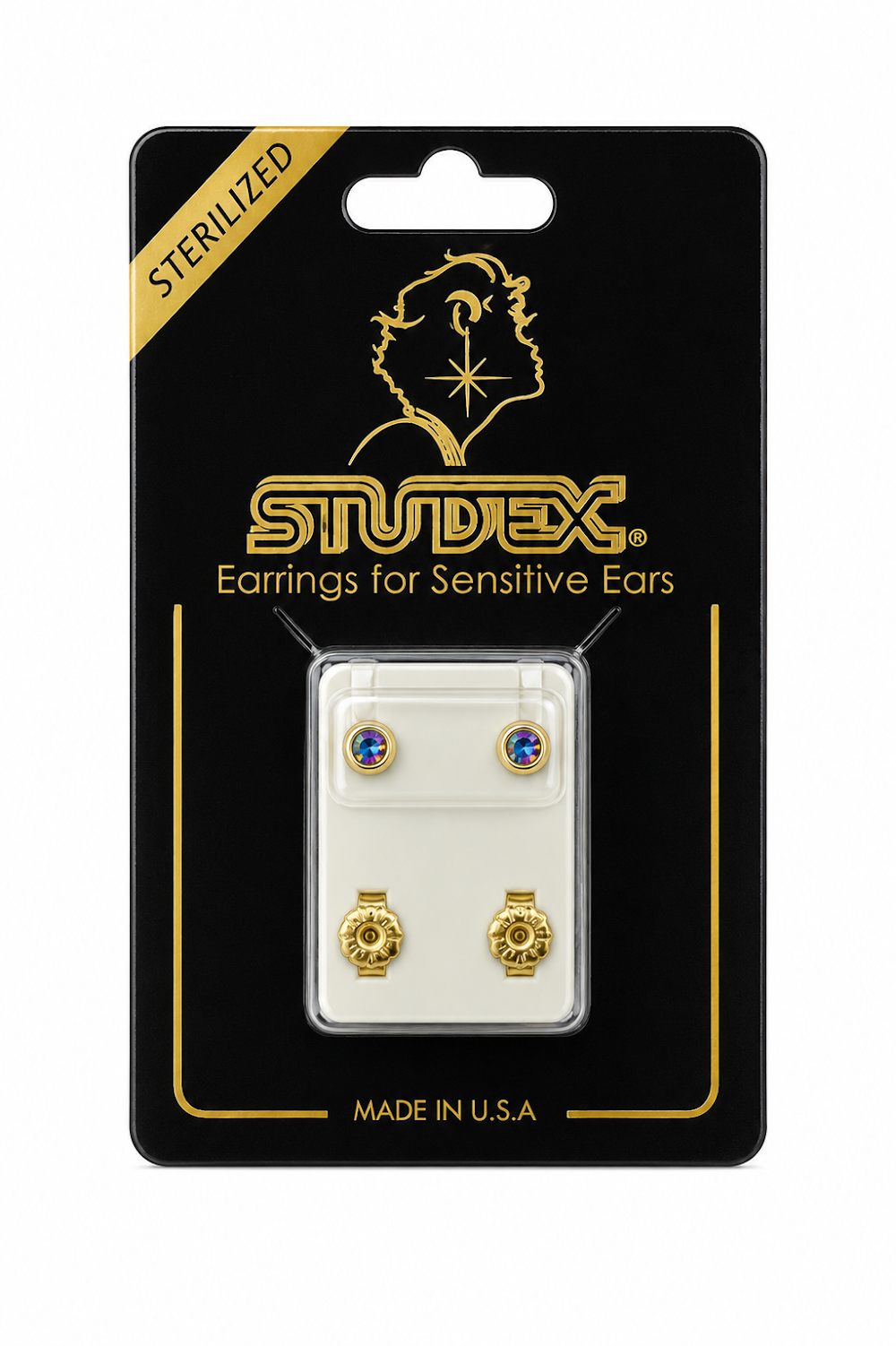 Studex G/P Maxi Birthstone Ab Crystal Card / Pr Pr-L215Y-Stx