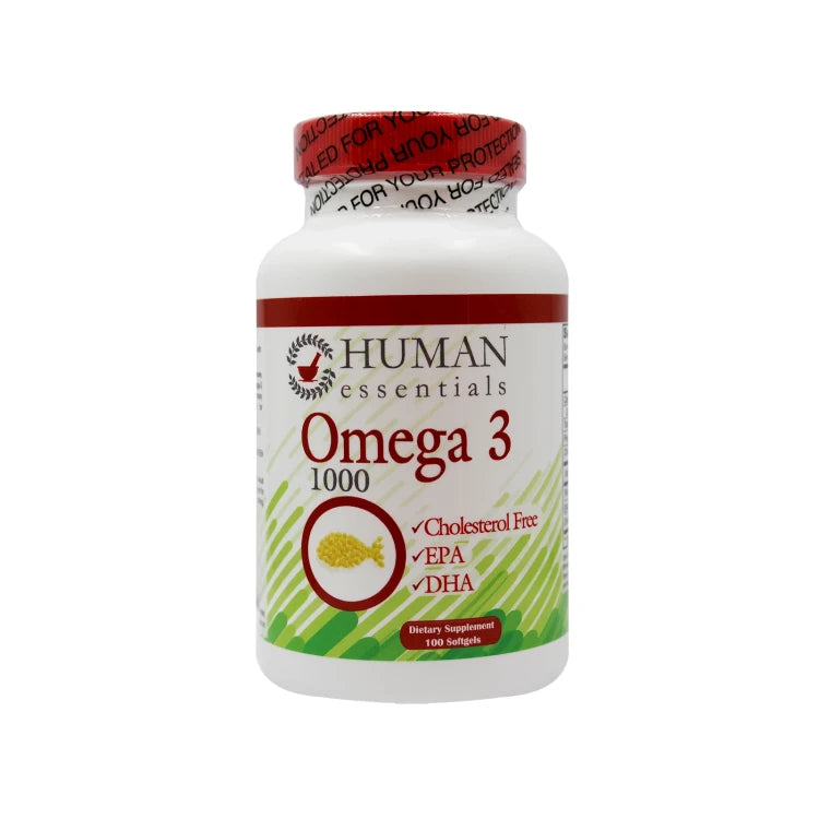 Human Essentials Omega-3 1000mg – 100 Softgels