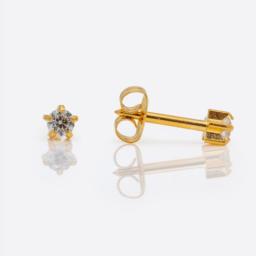 Studex Regular Cubic Zirconia G/P Pr-R100Y-Stx