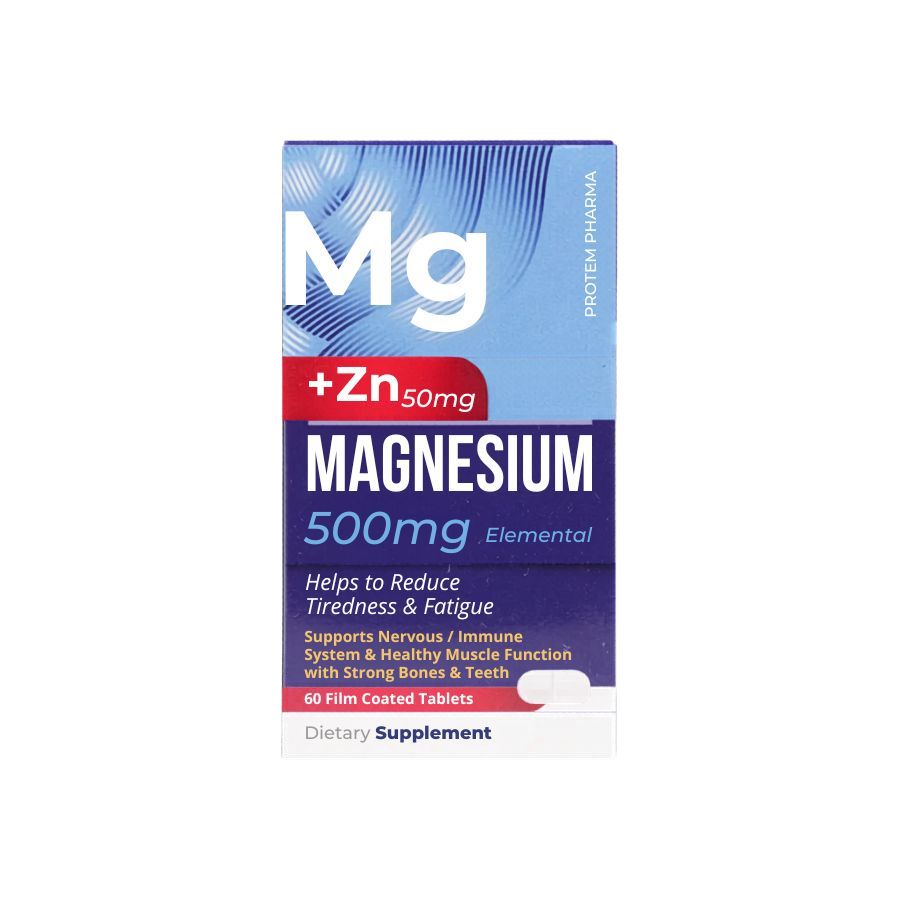 Protem Pharma Magnesium 500 mg 60 Tabets