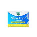 Vicks Vapodrops Honey Lemon Menthol 16 Lozenges - Beauty Vitamins