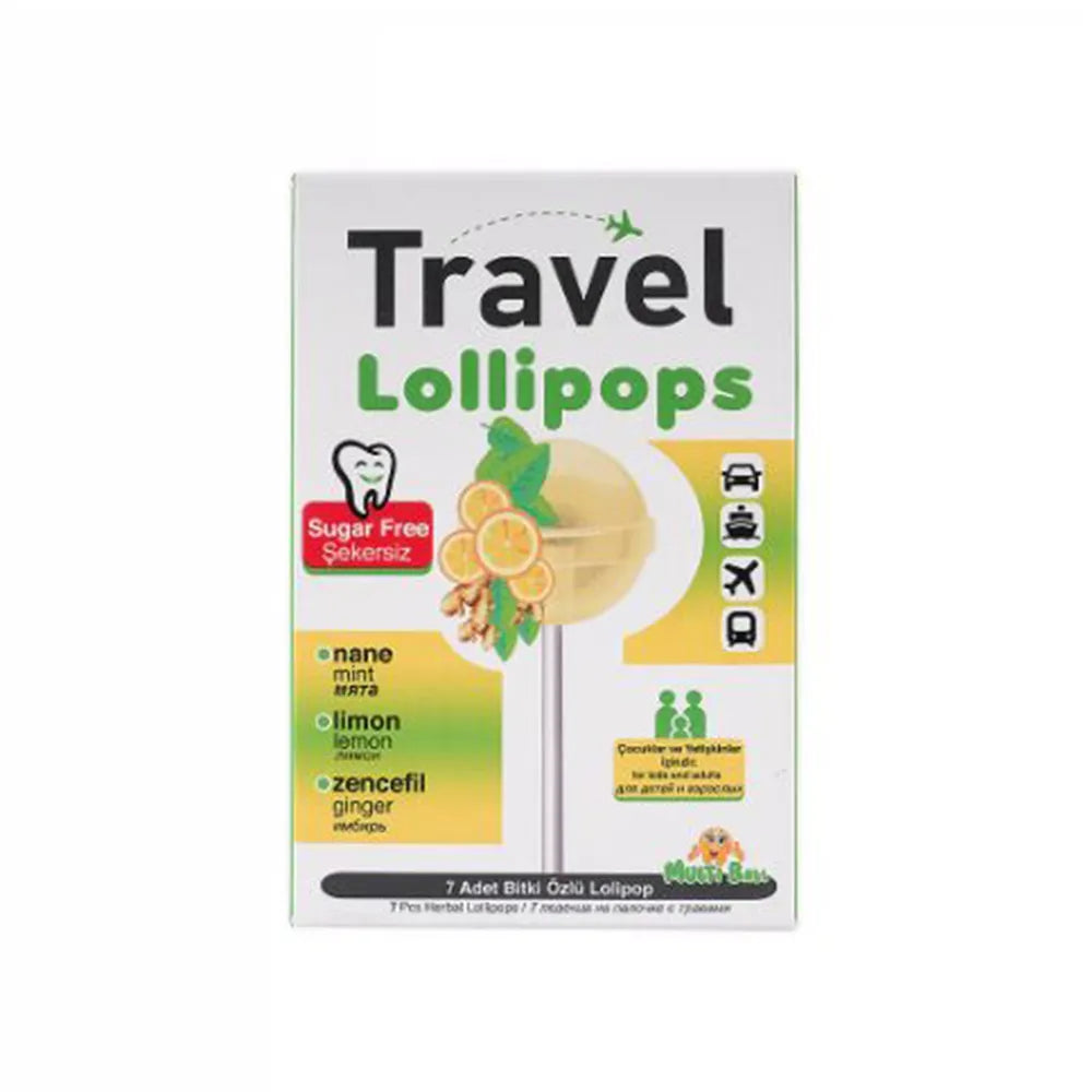 Travel Lollipops 7 Pcs Herbal Lollipops