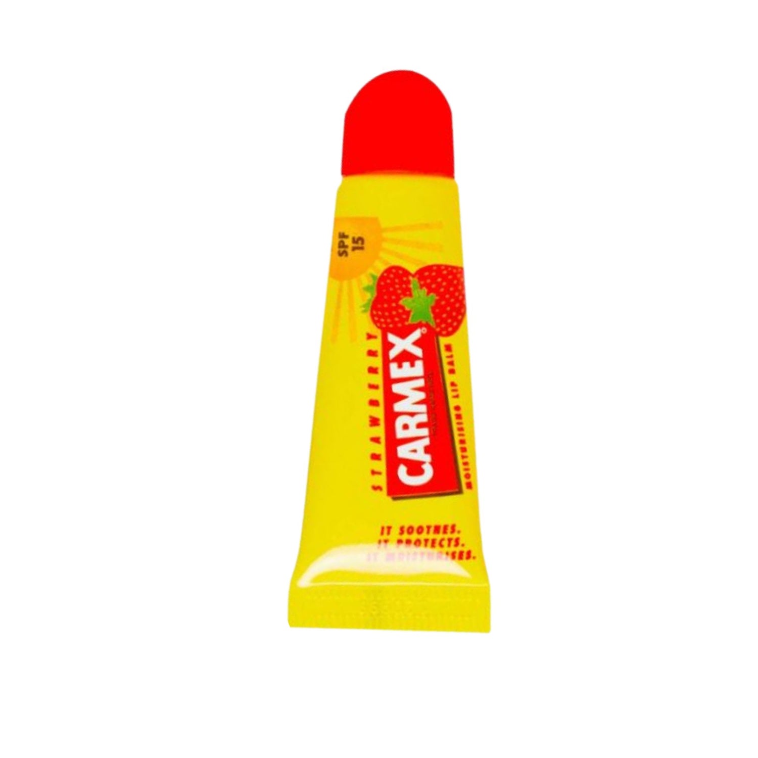 Carmex Strawberry Lip Balm Tube – 10 g