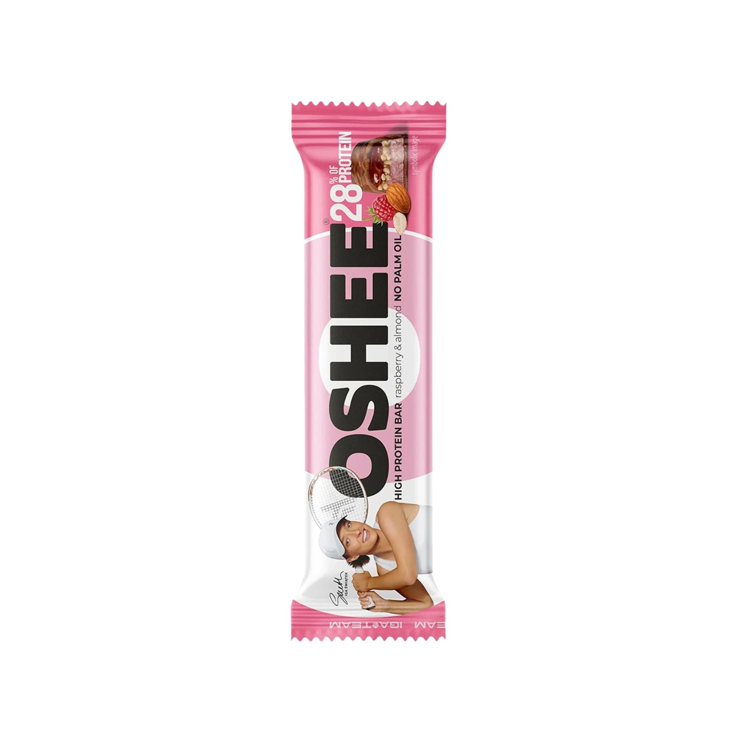 Oshee Raspberry & Almond High Protein Bar 49 g