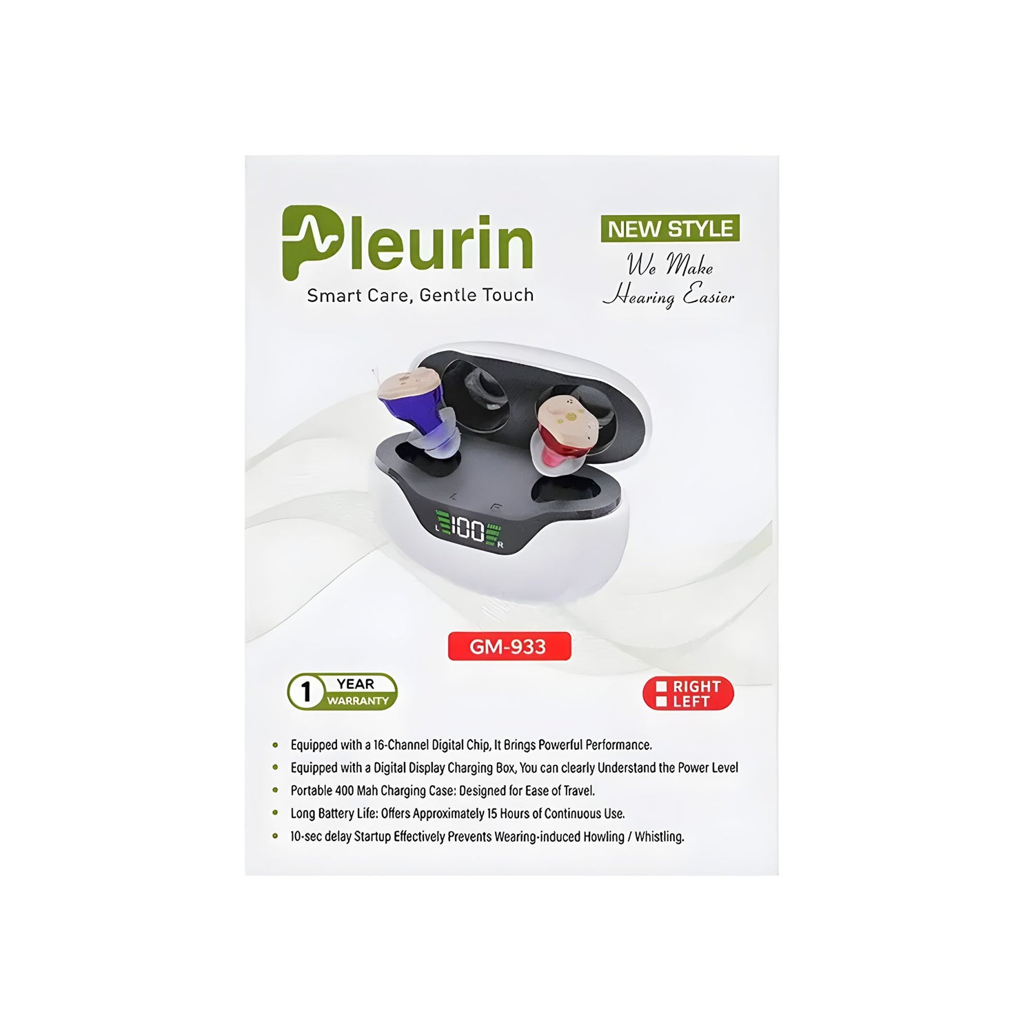 Pleurin Hearing Aid Gm-933
