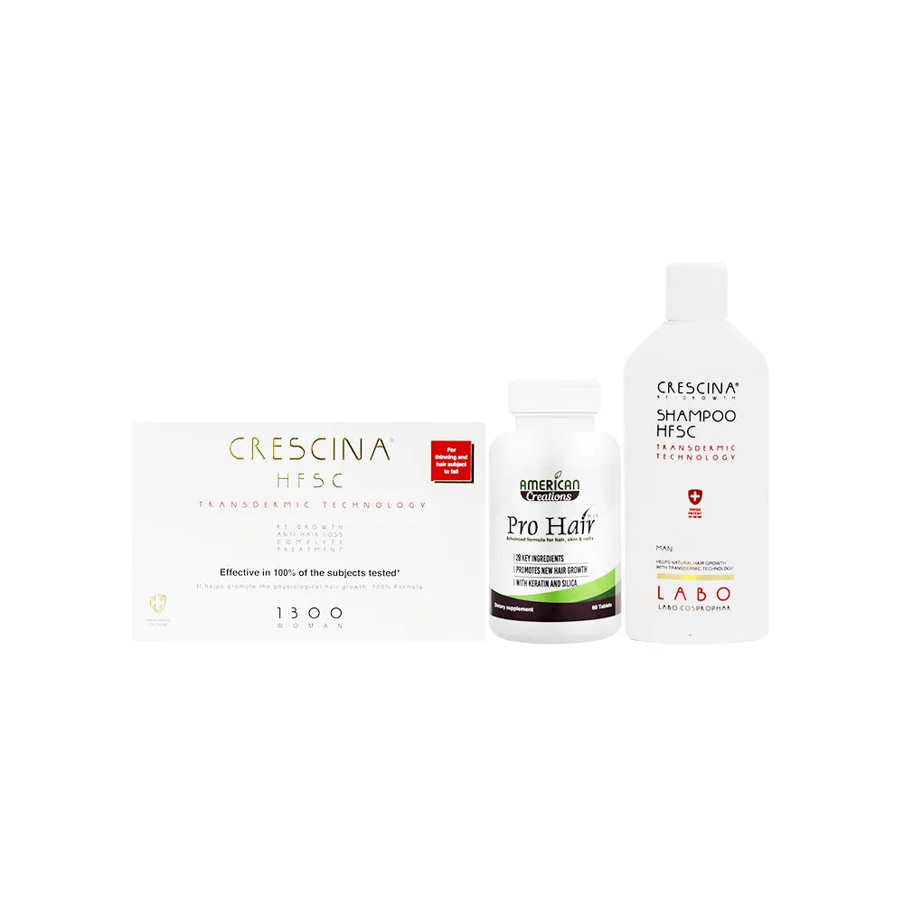 Crescina 1300 Hair Loss Treatment Set