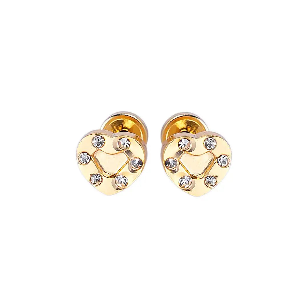 Lustrous 18K Gold Plated Heart 1 (6Mm) 101