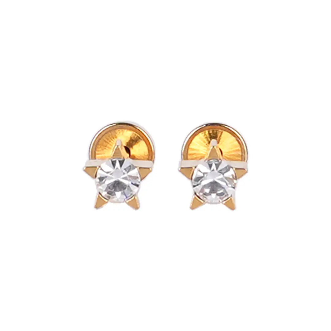 Lustrous 18K Gold Plated Diamond Ring 2 (6Mm) 117