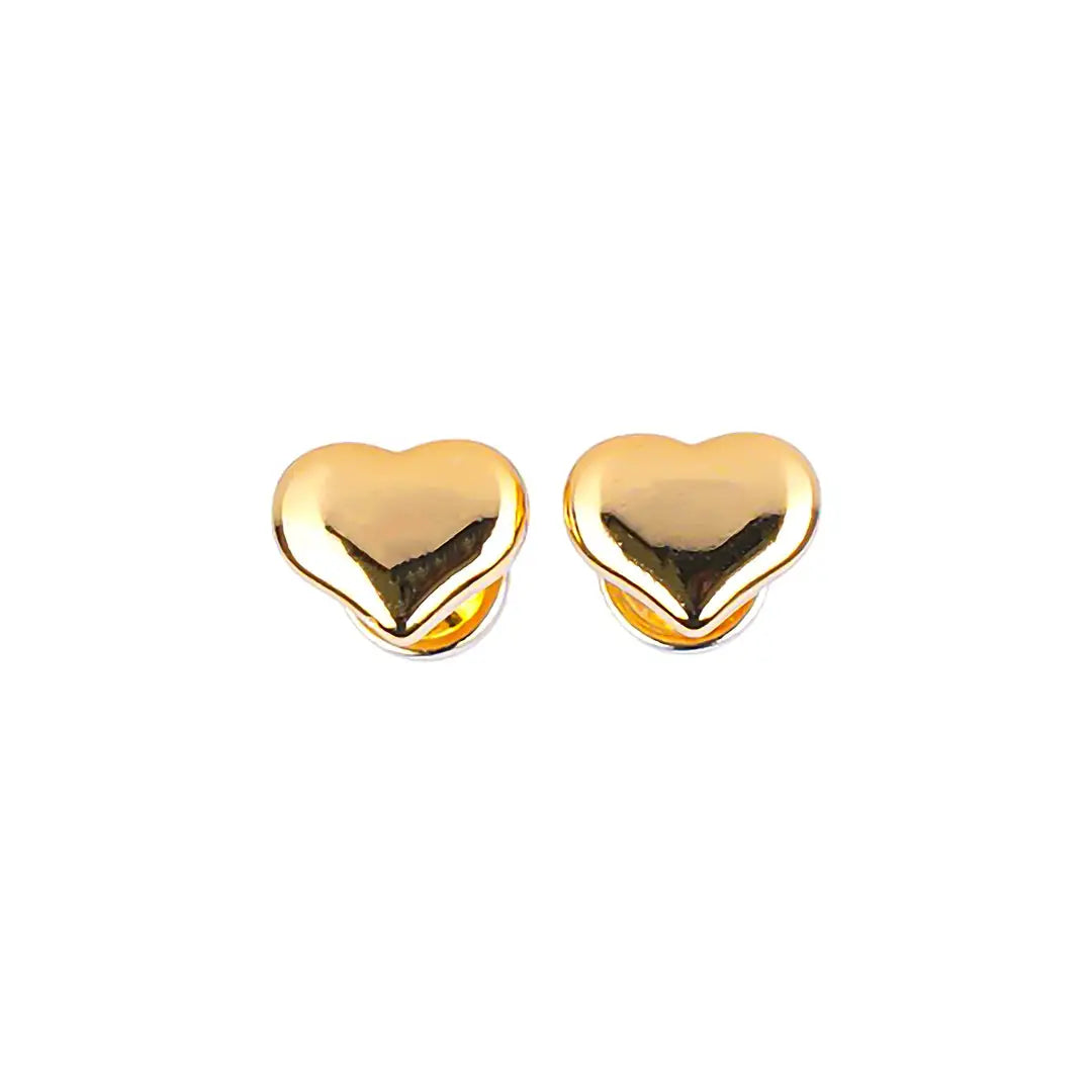 Lustrous 18K Gold Plated Golden Heart (6Mm) 144