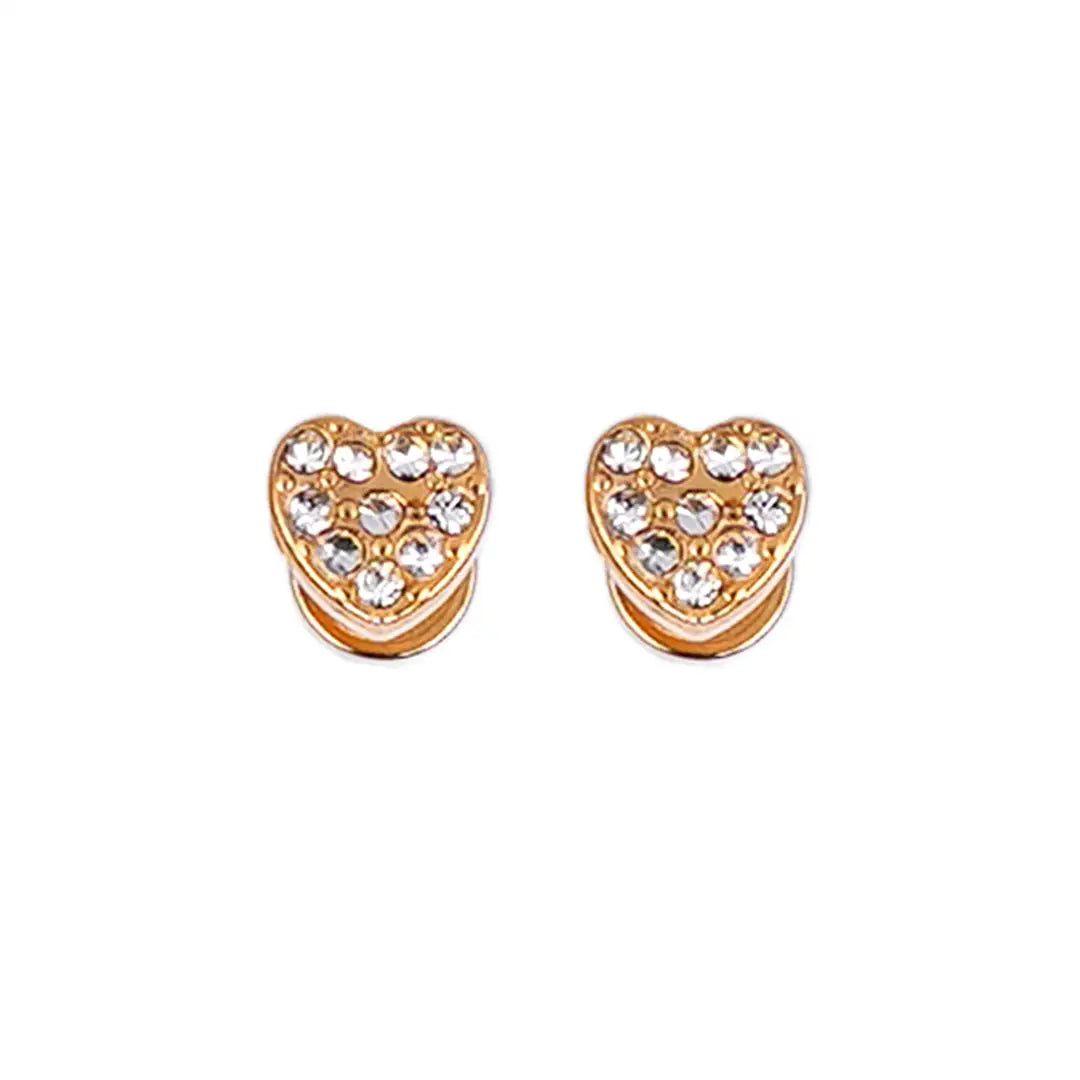 Lustrous 18K Gold Plated Heart Diamond 3 (5Mm) 151