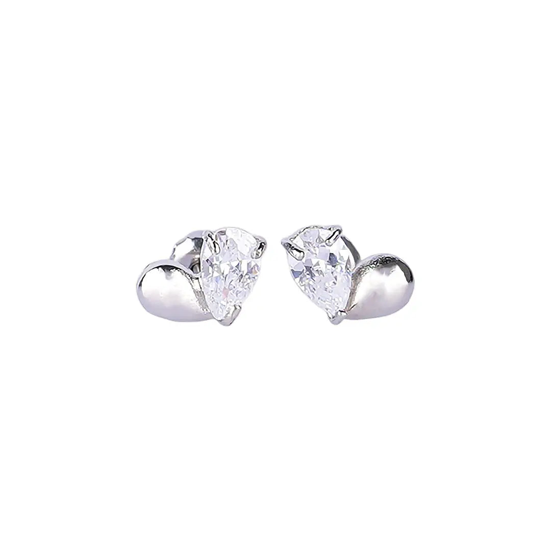 Lustrous Real Silver Double Diamond (8Mm) 162