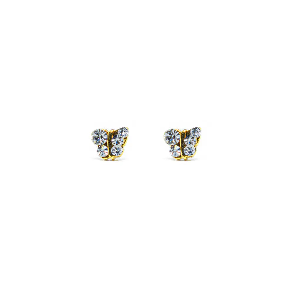 Lustrous 18K Gold Plated Butterfly 3 (6Mm) 123