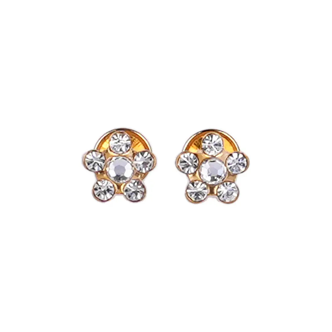 Lustrous 18K Gold Plated Flower 1 (5Mm) 132