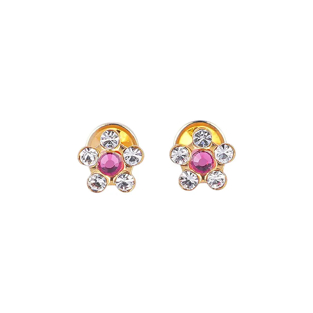 Lustrous 18K Gold Plated Flower 2 (5Mm) 133