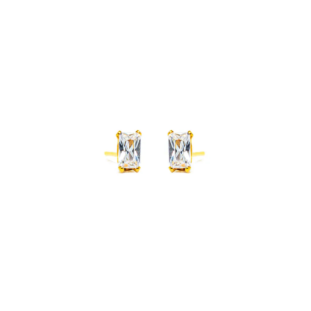 Lustrous 18K Gold Plated Diamond 4 (5Mm) 153