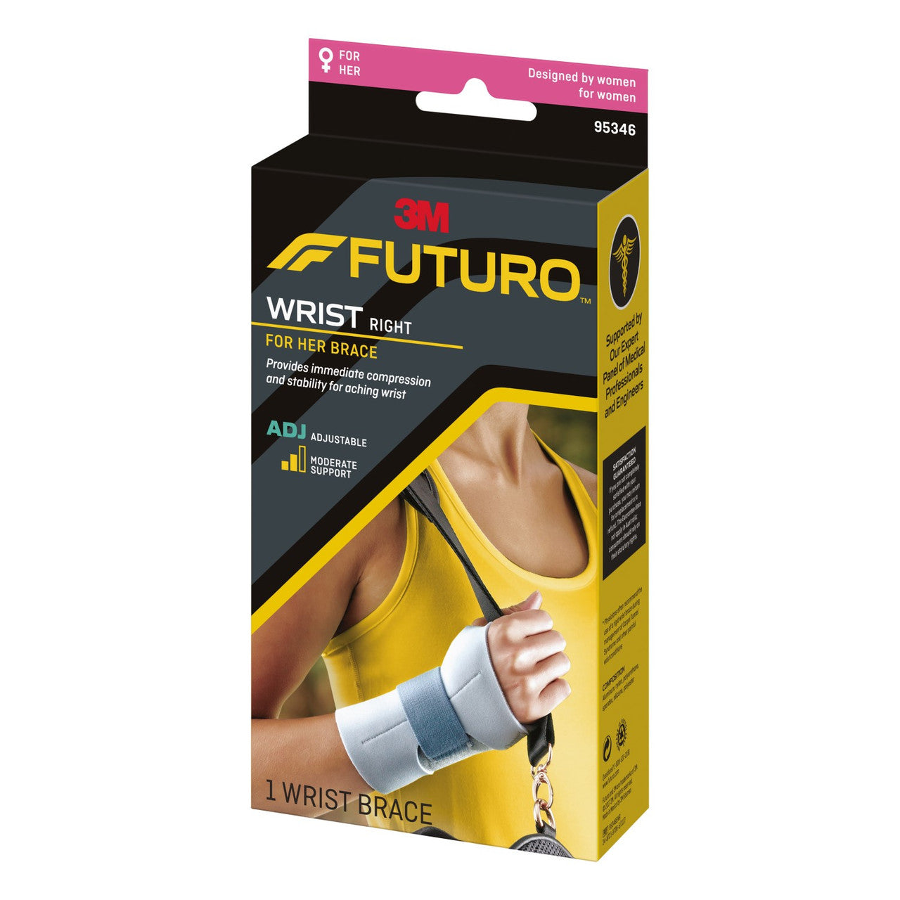 Futuro For Her Wrist Support- Right Hand Adj.- 95346