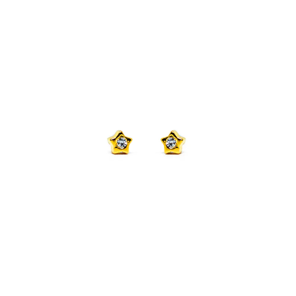 Lustrous 18K Gold Plated Star 169