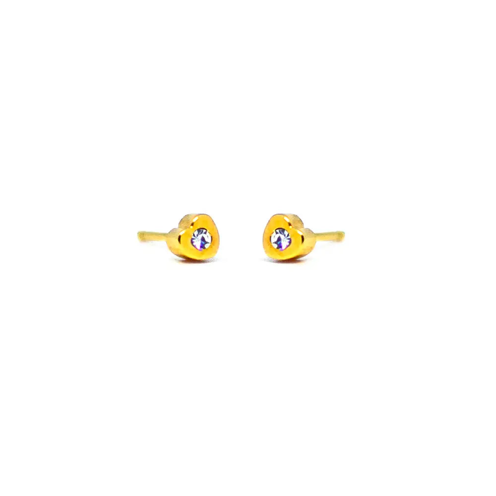 Lustrous 18K Gold Plated Golden Heart 170