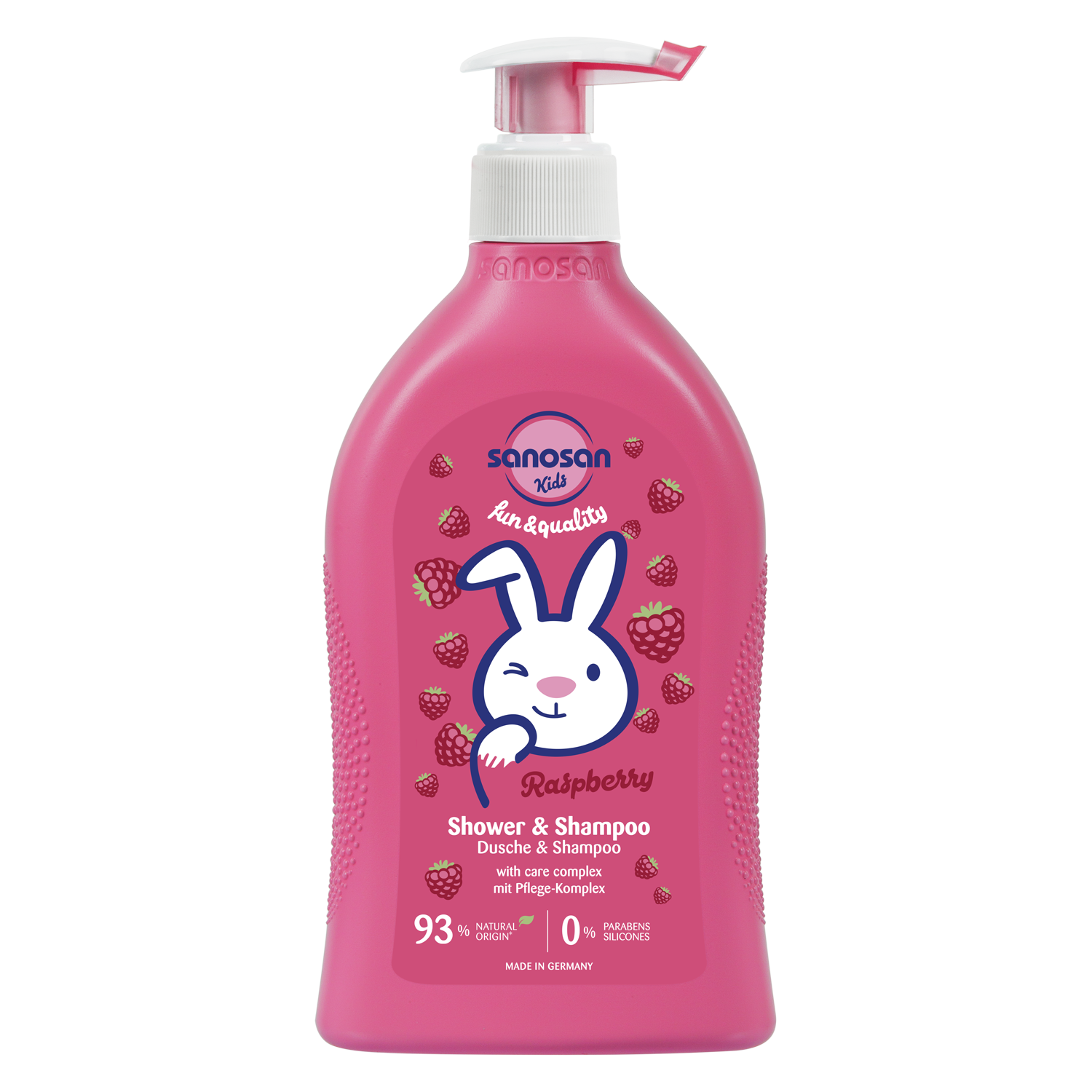Sanosan Kids Shower & Shampoo Raspberry 400Ml