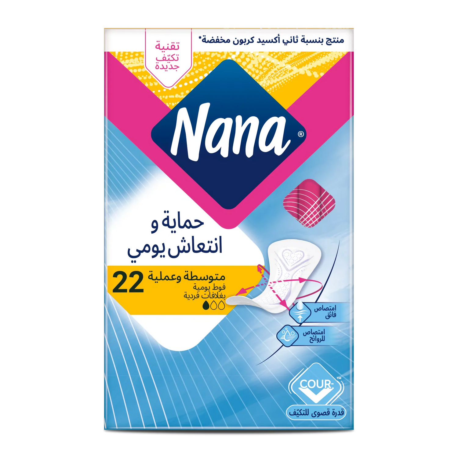 Fine Nana Pantyliners Normal Single Wrapped 22's 765302