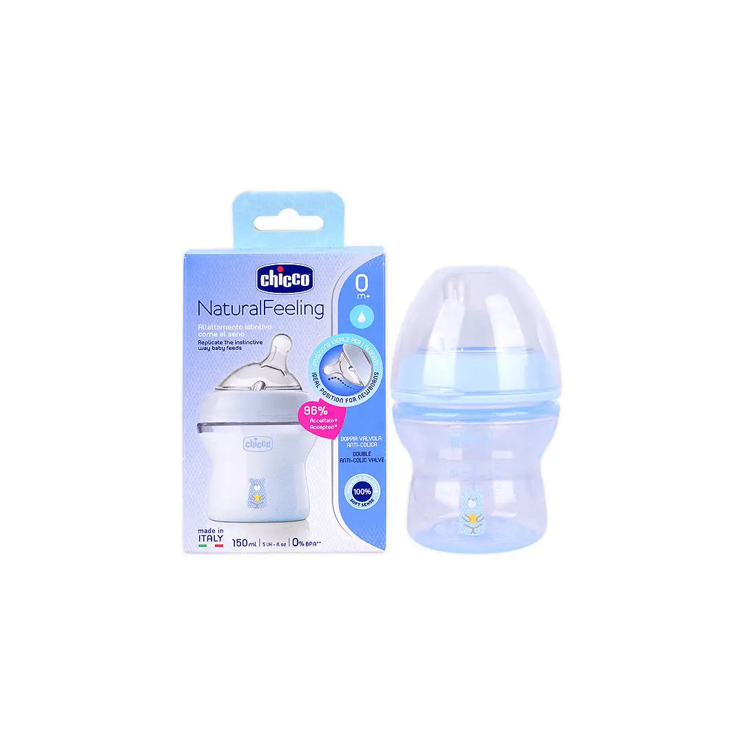 CHICCO NATURALFEELING BOTTLE 0M+150ML COL chcn-000685
