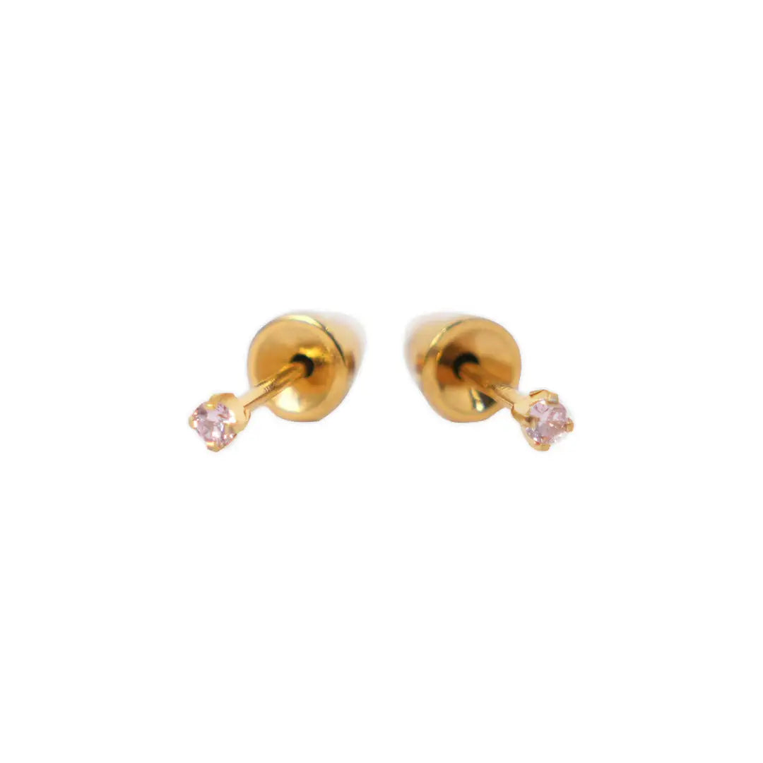 Lustrous G/P 2mm cz pink code 182