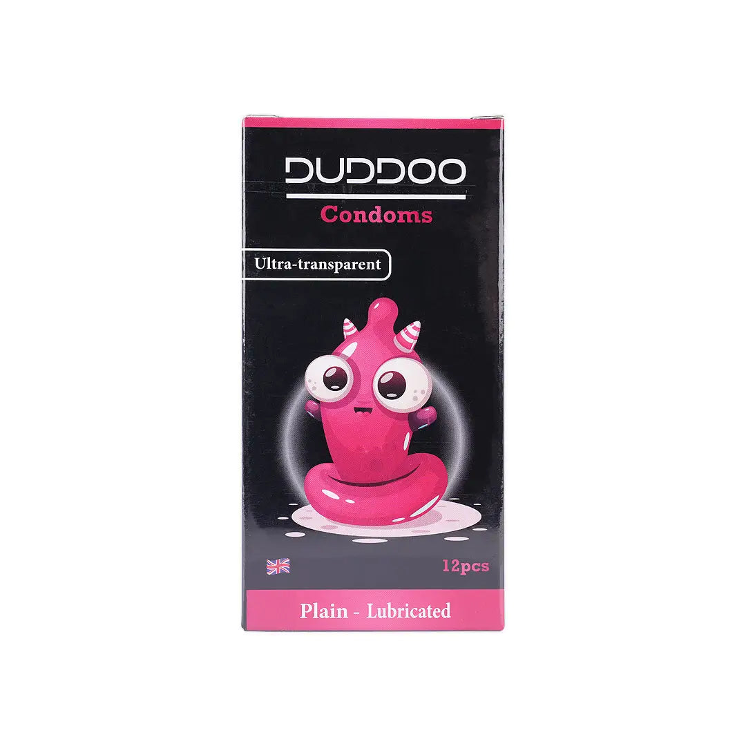 Duddoo Lubricated Plain Condoms 12 Pcs