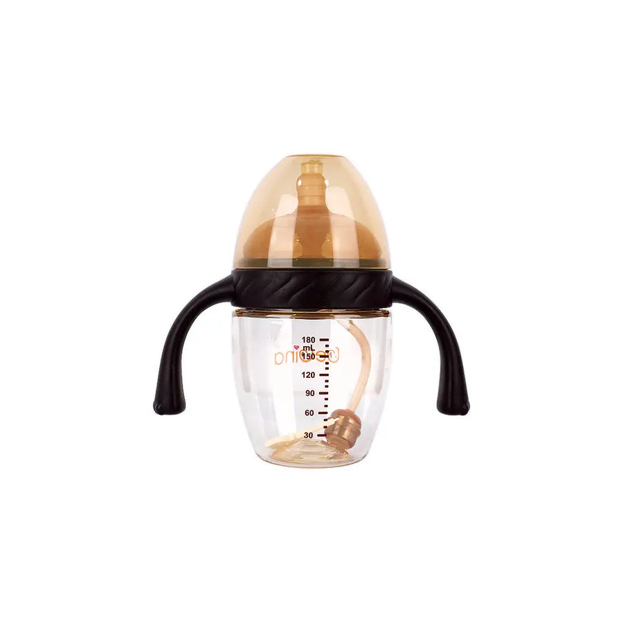 Bebina Baby Bottle - Brown - 180ml +3 M