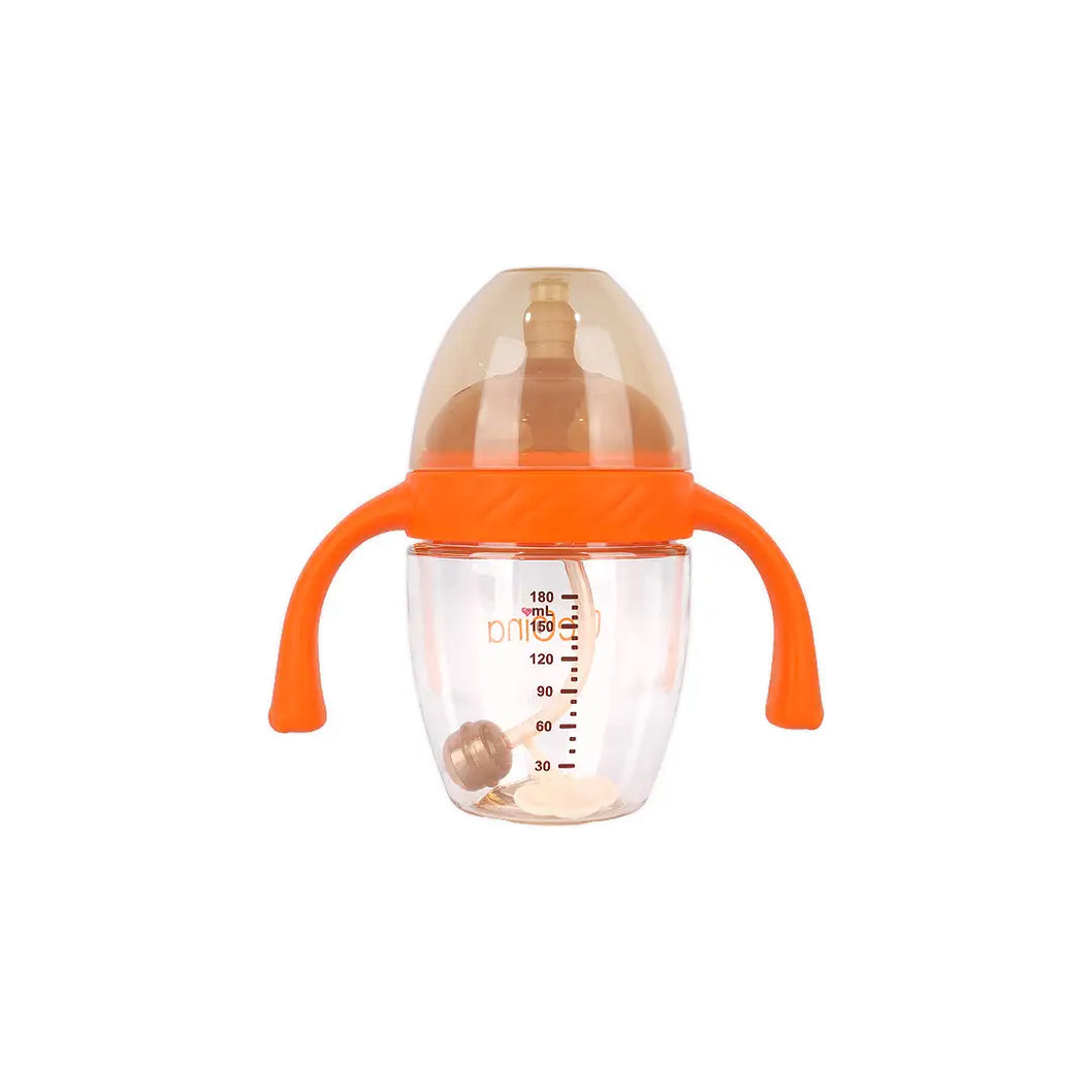 Bebina Baby Bottle - Orange - 180ml +3 M