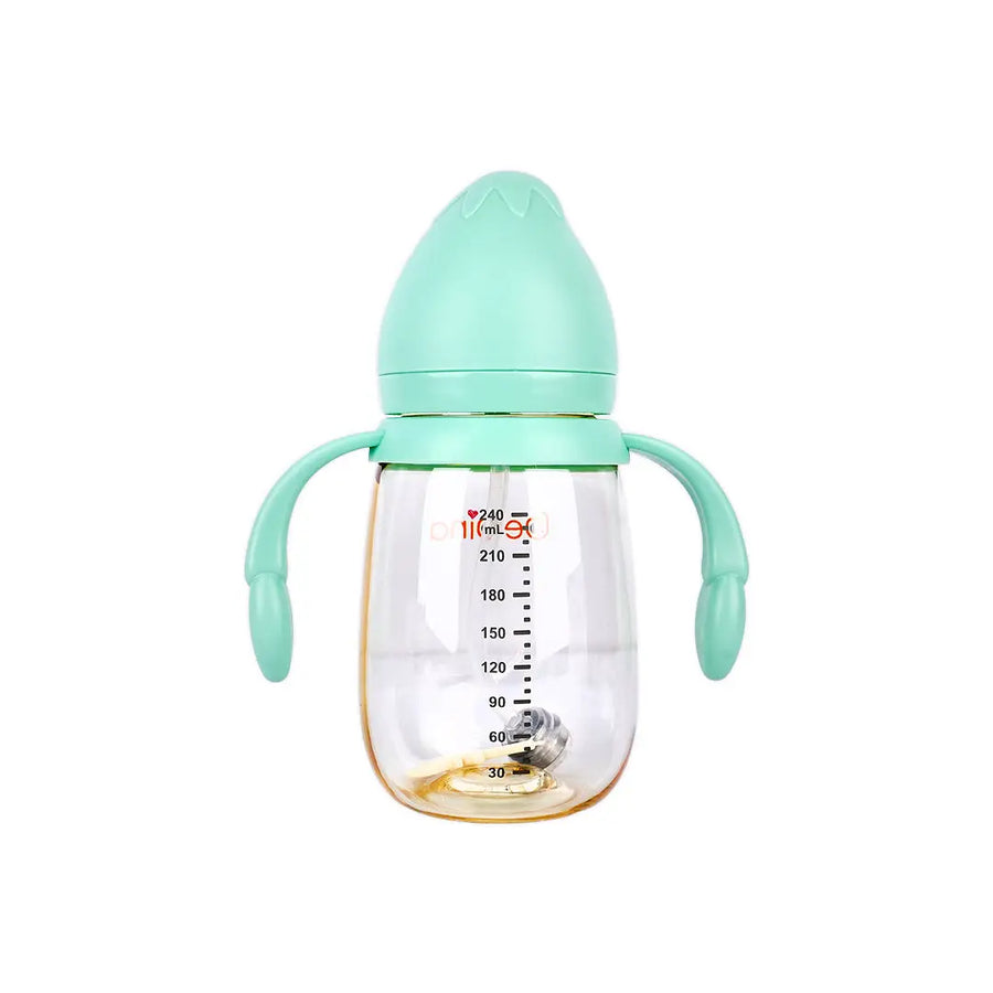 Bebina Baby Bottle - Light Green - 240 ml +6 M
