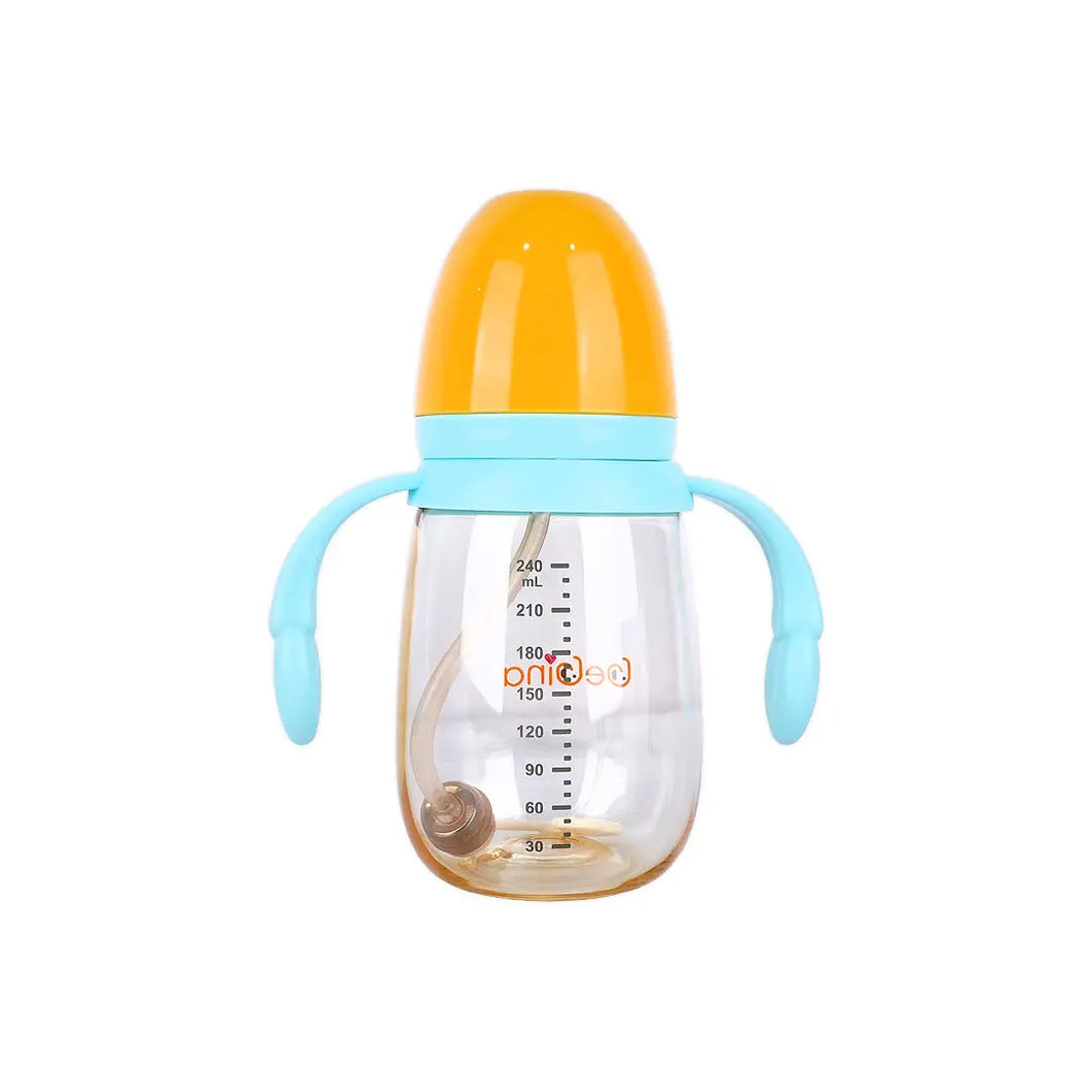 Bebina Weaning Bottle - Light Blue - 240ml +6 M