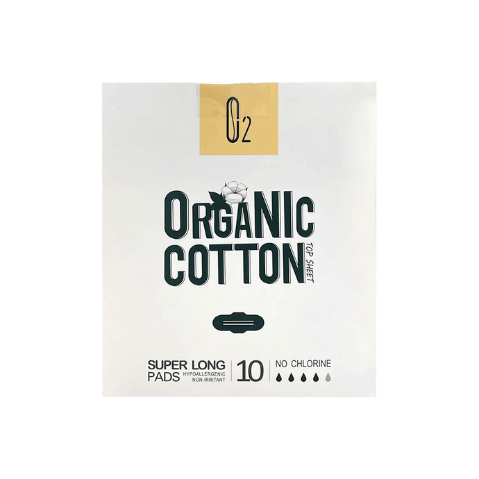 O2 organic cotton super long 10 pc