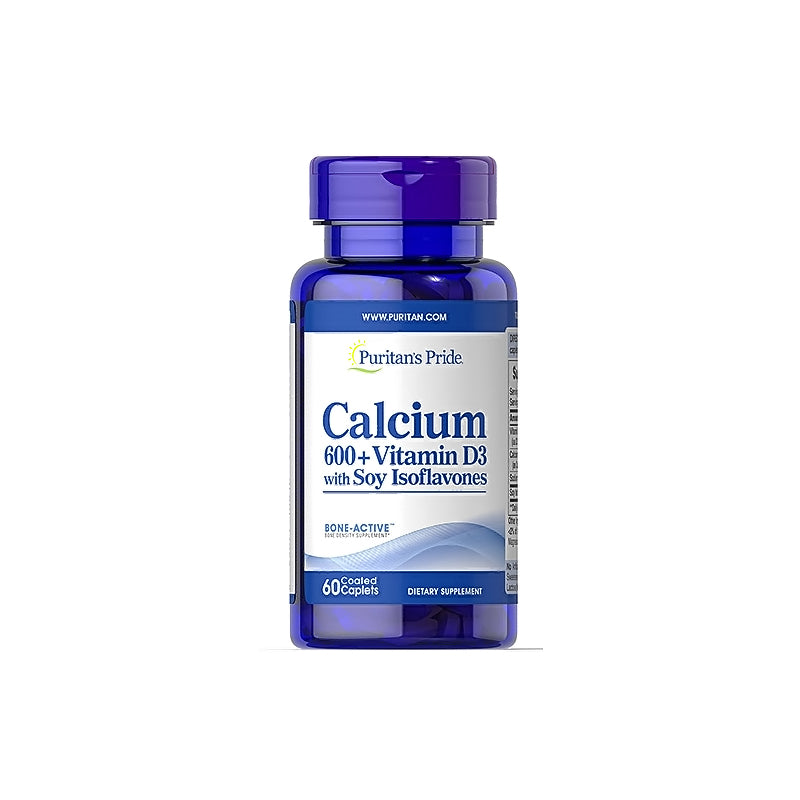 Puritan's Pride Calcium 600+ Vit D 60s