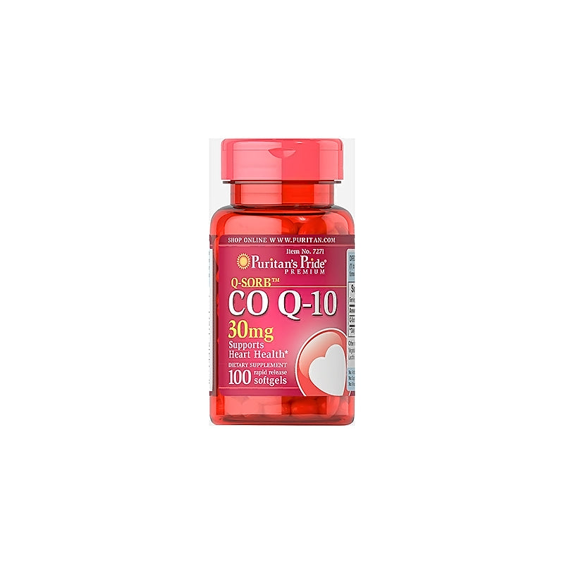 Puritan's Pride Q10 30Mg Softgels 100's