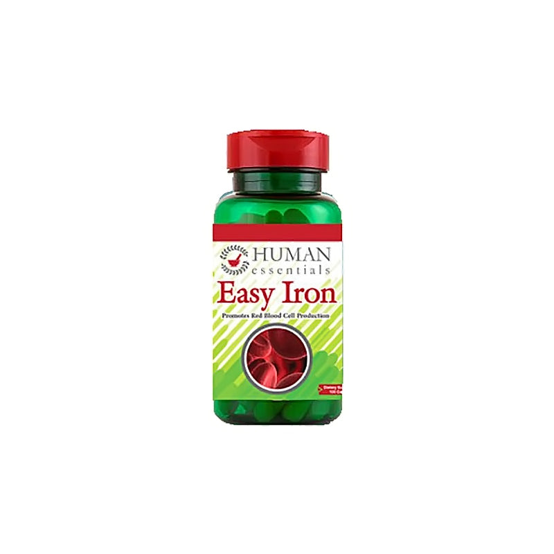 Human Essentials Easy Iron Caps 100'S