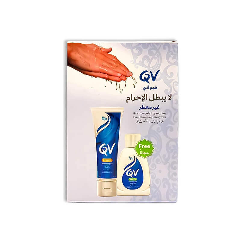 Qv Hajj Offer Wash + Qv Cream 50 Gm Free 697