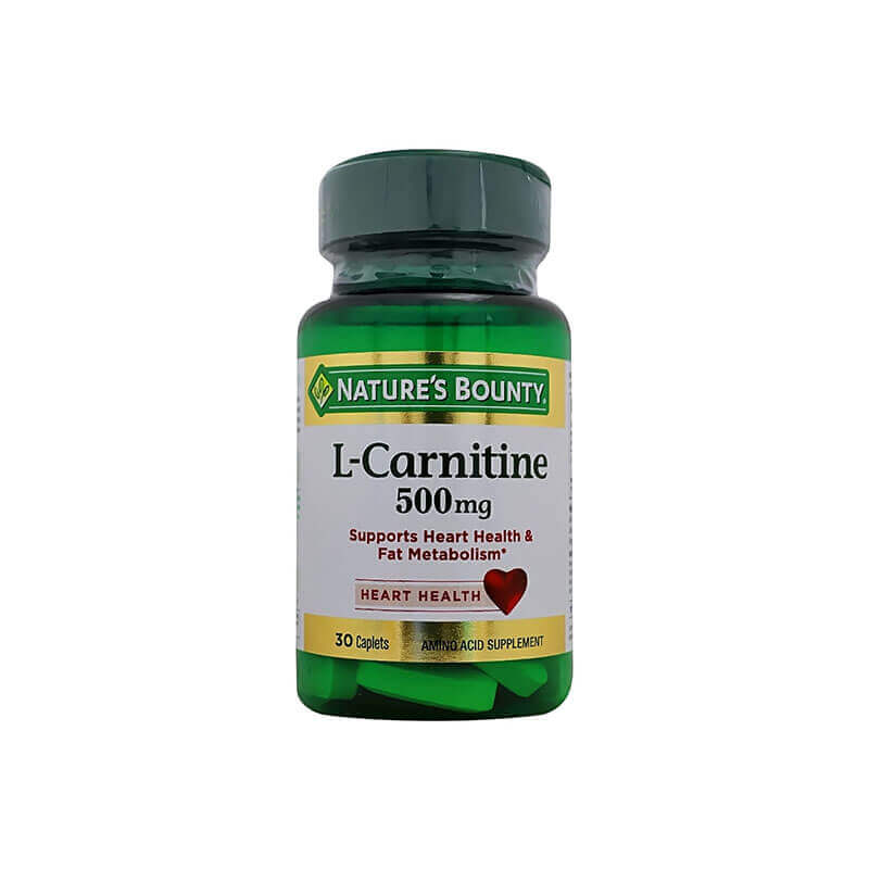 Natures Bounty L-Carnitine 500mg Caplets 30'S
