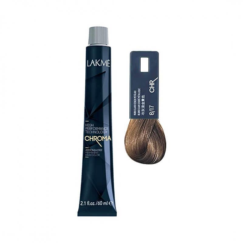Lakme Chroma 8/17 Blue Ash Light Blonde 60ml