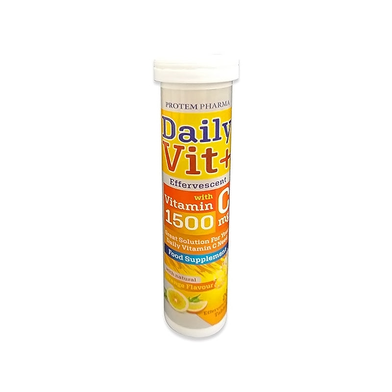 Daily Vit+ Effervescent Vit C 1500mg Tab 20'S